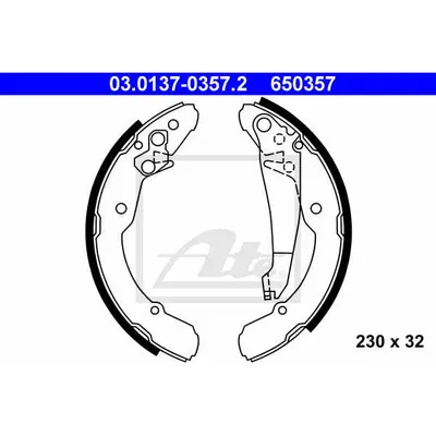 Set saboti frana ATE 03.0137-0357.2