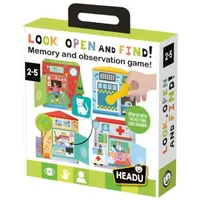Headu - Joc Montessori observa deschide si gaseste care antreneaza memoria si observatia 2-5 ani