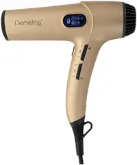 Uscător de păr profesional Demeliss - Pro Series, 3 trepte, auriu