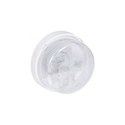 Bulkhead light - IP44 - IK07 - rotund - B22 - polycarbonate diffuser