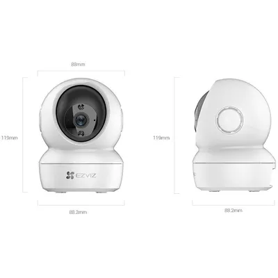 Camera supraveghere video WIFI Pan & Tilt Ezviz CS-H6C-R101-1G2WF Senzor: F2.4 @ 1/3" Progressive Scan CMOS Rezolutie: 1080p, 1