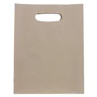 Sacose Biodegradabile Compostabile de Hartie Kraft, cu Maner Decupat, 22 x 10 x 28 cm, 250 Bucati