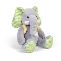 Jucărie de pluș Bigjigs - Elefant, 26 cm