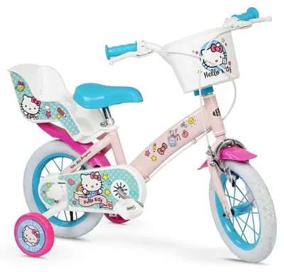 Bicicletă pentru copii Toimsa - Hello Kitty, 12'', roz