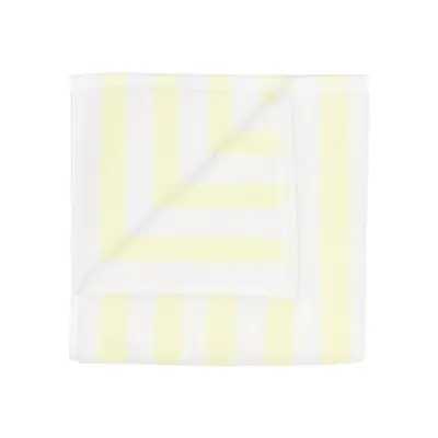Prosoape galben-deschis/albe 2 buc. din bumbac organic din frotir 30x50 cm Arto – Blomus