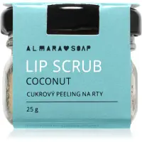 Almara Soap Lip Scrub exfoliant din zahar de buze Coconut 25 g