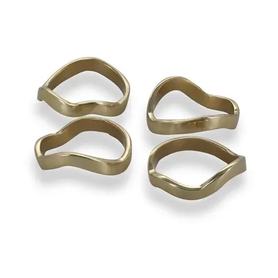 Set de inele pentru șervețele 4 buc. din metal Charm – S|P Collection