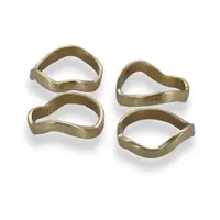 Set de inele pentru șervețele 4 buc. din metal Charm – S|P Collection