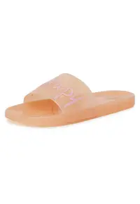 Slapi de dama - portocalii - material sintetic - Portocaliu