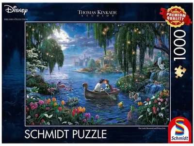 Puzzle Schmidt din 1000 de piese - Mica Sirenă și Prințul Eric