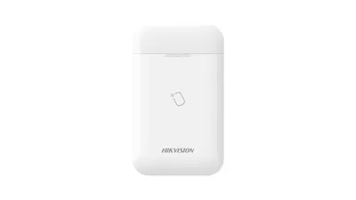 Cititor card wireless AX PRO Hikvision DS-PT1-WE(B) 868MHz two-way Tri- X wireless technology, distanta comunicare RF : 1200min