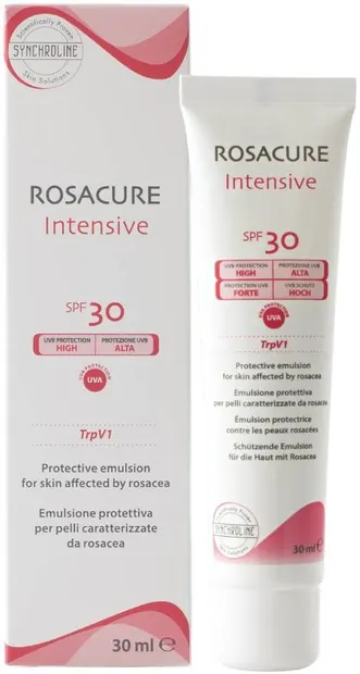 Synchroline Rosacure Cremă intensivă pentru rozacee, SPF30, 30 ml