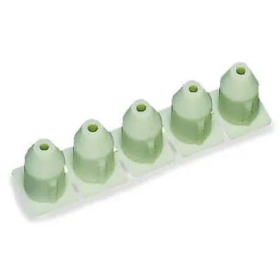 Insulation stop; 0.25 - 0.5 mm²; 5 pieces/strip; light gray