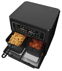 Friteuză cu aer cald Breville – Halo Flexi Digital VDF130X-01, 2400 W, 11 l, negru