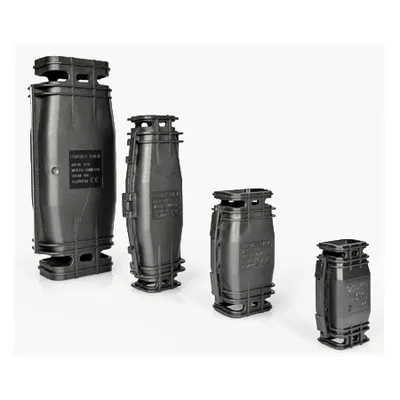 Manson preumplut cu gel pentru conexiune electrica liniara Break 30 - 100x59x34mm