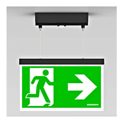 C.il. Siguranta AX Duo antracit, LED, suspendat aparent