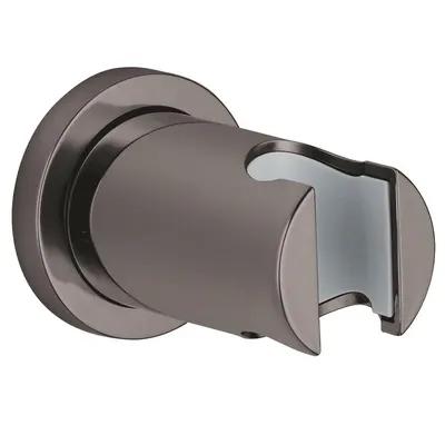 Suport para dus Grohe Rainshower 27074A00, 1/2, universal, filet tata, suport, lucios, Hard Graphite