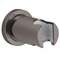 Suport para dus Grohe Rainshower 27074A00, 1/2, universal, filet tata, suport, lucios, Hard Graphite