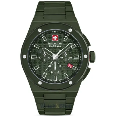 Ceas Swiss Military Hanowa Swiss Military Hanowa SMWGI0002282 Mens Watch Sidewinder Ceramic Chronograph 43mm 10ATM