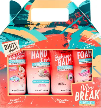 Dirty Works Set cadou Mini Break, 4 piese