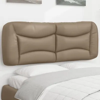 vidaXL Pernă pentru tăblie pat, Hvar, cappuccino, 120 cm, piele artificială