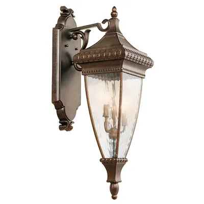 Aplica Venetian Rain 3 Light Large Wall Lantern