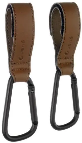 Cârlige pentru cărucior Jane - 2 bucăți, Brown