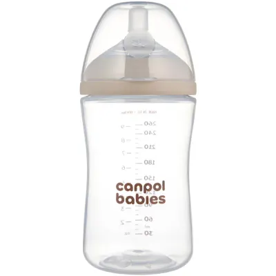 Canpol babies Natural Shape biberon anticolici 3m+ 1 buc