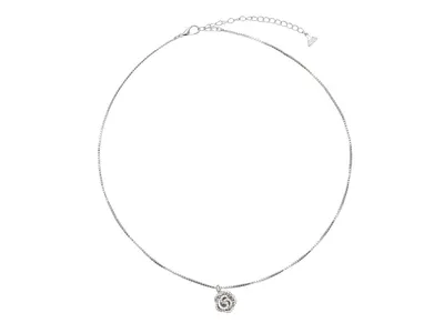 Colier ALDO argintiu, FLOREST 973, din metal