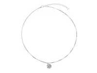 Colier ALDO argintiu, FLOREST 973, din metal