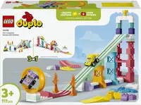 Constructor LEGO Duplo Town 3 în 1 – Rampe creative cu vehicule (10478)