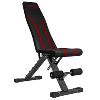 SPORTNOW Bancă Fitness Pliabilă, Bancă Abdominale Multifuncțională Înclinabilă cu Spătar Reglabil pe 6 Niveluri Negru | Aosom Romania