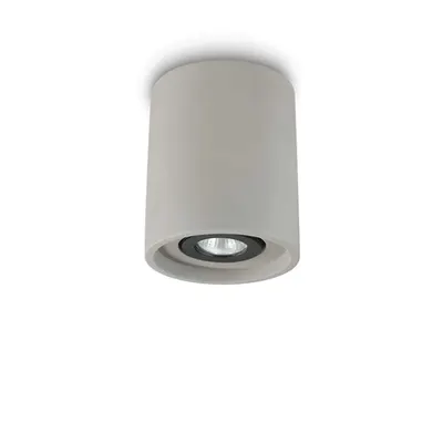 Corp de iluminat cu montaj pe tavan, plafoniera OAK PL1 ROUND CEMENTO