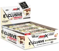 Exclusive Protein Bar, ciocolată albă și cocos, 12 buc, Amix