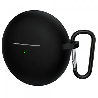 Husa Techsuit Silicone pentru Huawei FreeBuds 7i, Neagra