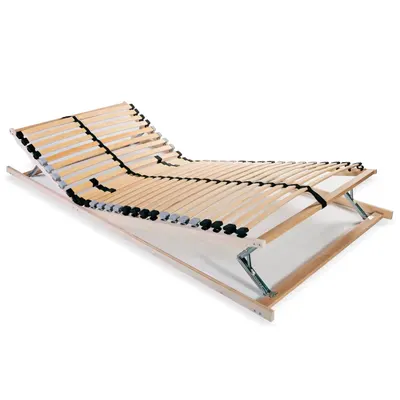 Gossi baza de pat cu sipci, 28 sipci, 7 zone, 80 x 200 cm