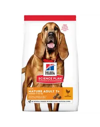 HILL'S Science Plan 7+ Dog Mature Light Medium Chicken 28 kg (2x14 kg) aliment pentru caini seniori