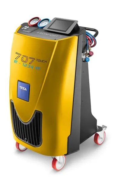 Aparat întreținere sistem aer condiționat KONFORT 707 TOUCH - R1234yf, automată manuală, touchscreen 7
