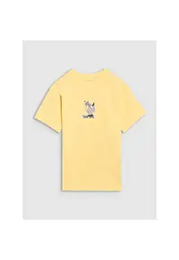 Tricou oversize - bumbac Junior - Galben