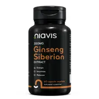 Ginseng Siberian Extract 350mg 60cps, Niavis