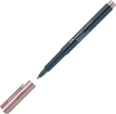 Marker Faber-Castell Metallics - roz, vârf rotund