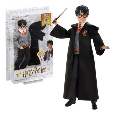 Papusa Harry Potter in roba Gryffindor, 25 cm, 6 ani +