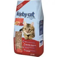 KIRBY CAT, Pasăre și Vită, hrană uscată pisici, 10kg