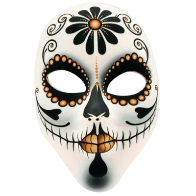 Masca dia de los muertos senora