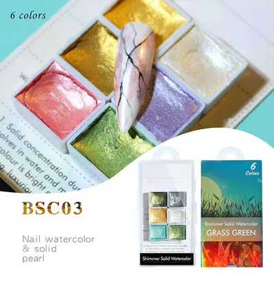 Set 6 Acuarele Pictura BSC03
