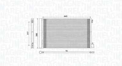 Radiator AC condensator cu uscator potrivit OPEL INSIGNIA A, INSIGNIA A COUNTRY 1.6-2.8 07.08-03.17