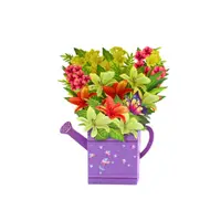 Decorațiune din hârtie Magic Pop-Ups Stropitoare mov