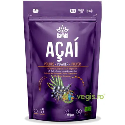 Pulbere de Acai fara Gluten Ecologica/Bio 70g