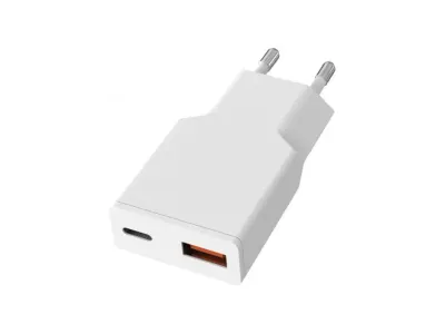 Incarcator priza USB-A + USB-C 30W Alb, Value 19.99.1111
