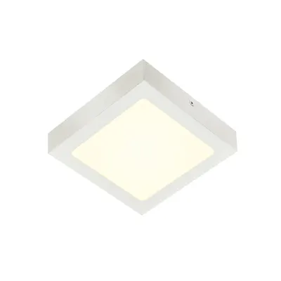 Corp iluminat de perete, aplica, Senser 18 lumini de plafon, alb de perete cu LED-uri in interior si tavan montat lumina patrat alb 4000K
